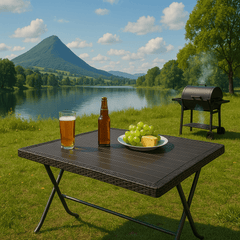 Elegantni Sklopivi Rattan Stol (120x70 cm) "7004" za Savršene Vanjske Trenutke