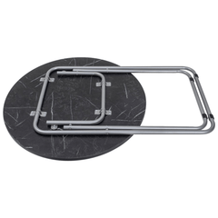 Prijenosni višefunkcijski okrugli stol 70x70 cm za svakodnevne potrebe