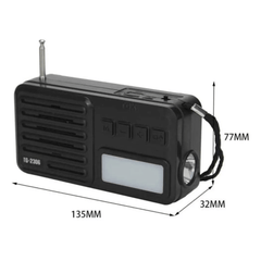 Prijenosni solarni radio TGK TG-2306 - Savršeni zvuk i pouzdana tehnologija na putu