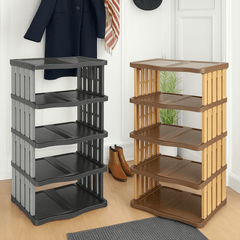 Elegantni Stalak za Obuću "Bamboo" – Savršen Organizator za Vašu Pristupnicu!