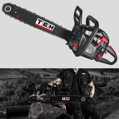Izvrsna motorna pila TEH za učinkovito rezanje!