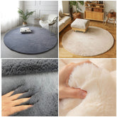 Elegantni tepih od umjetnog krzna 80x80 cm