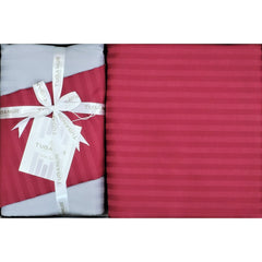 Elegante Crvena Saten Posteljina "Tubanur" Set