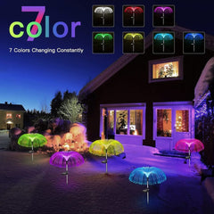 Elegantne Solarne Vrtne Lampe Meduza za Čarobnu Atmosferu