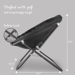 Moderna okrugla stolica s umjetnim krznom za urbani stil života