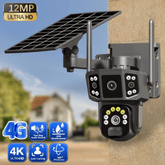 Inovativna V380 Pro Pametna 4G Sim-Solarna Kamera