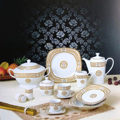 Elegantni 57-dijelni Set Servisa Varro Gold Milano