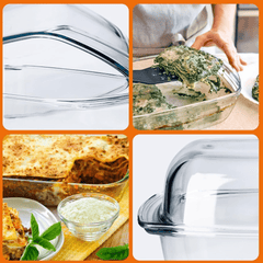 Elegantni Vatrostalni Pekač s Poklopcem 4.5L za Savršene Obroke