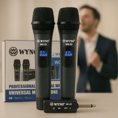 Komplet Dva Bežična Mikrofona WG-22 za Besprijekornu Povezanost