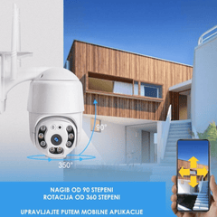 Pametna WIFI Rotirajuća PTZ Sigurnosna IP Kamera za Unapređenu Zaštitu Domova