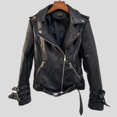 Elegantna ženska kožna jakna za savršen stil