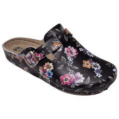 Elegantne ženske anatomske klompe "Cveće