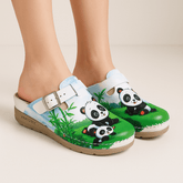 Ženske klompe "Panda" s anatomski dizajnom za udobnost i stil