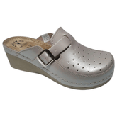 Elegantne ženske anatomske kožne klompe "Fratelli Babb" 300F za udoban hod