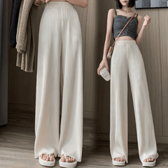 Stylish Women's Ribbed Trousers