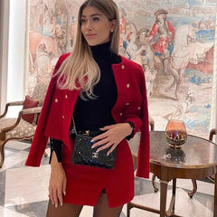 Elegantni Ženski Tvid Komplet