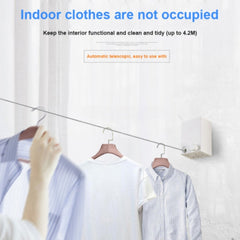 Praktična teleskopska zidna žica za brzo sušenje veša