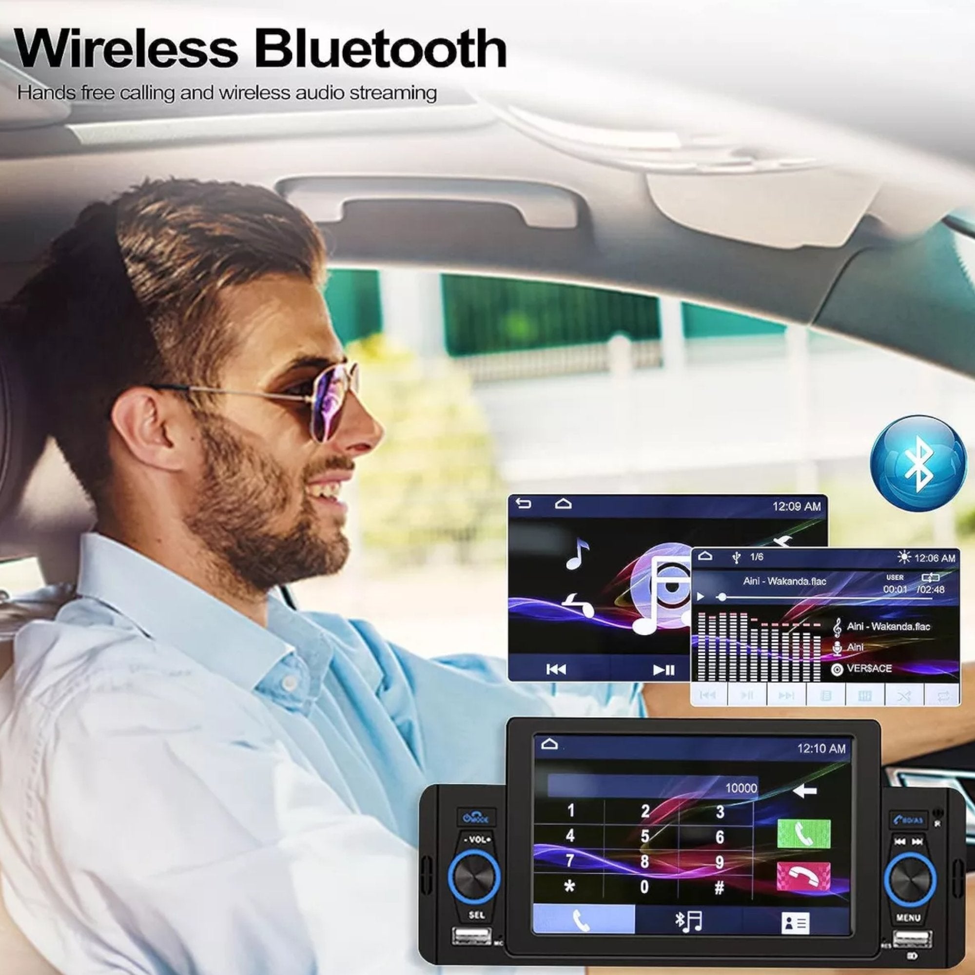 Innovative 1 Din MP5 Car Multimedia System