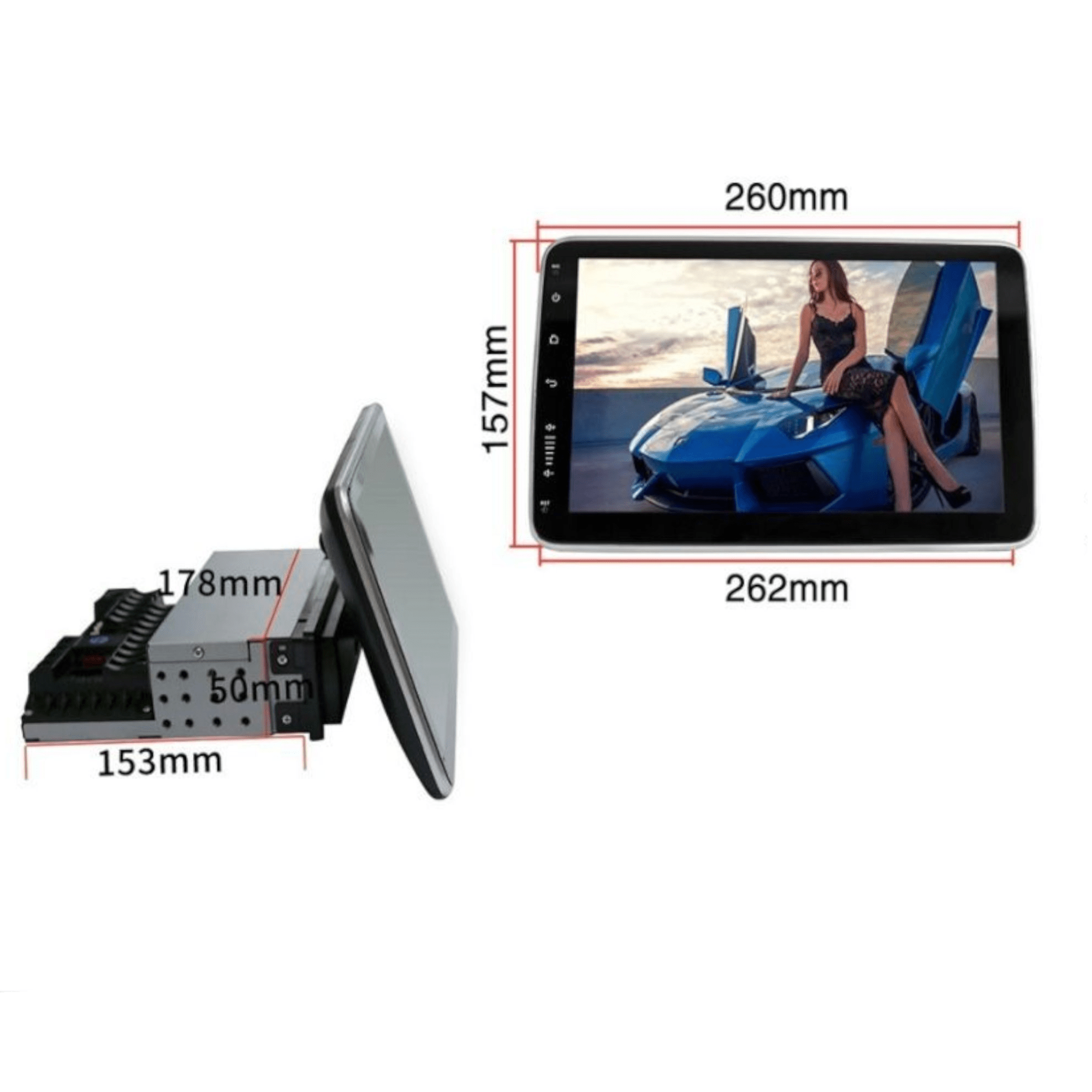 Multimedijski GPS uređaj s 360° rotirajućim Touch ekranom - model "1312A