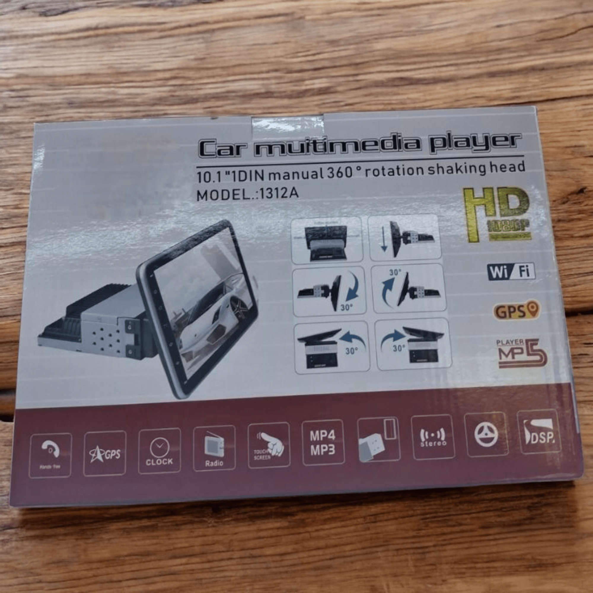 Multimedijski GPS uređaj s 360° rotirajućim Touch ekranom - model "1312A