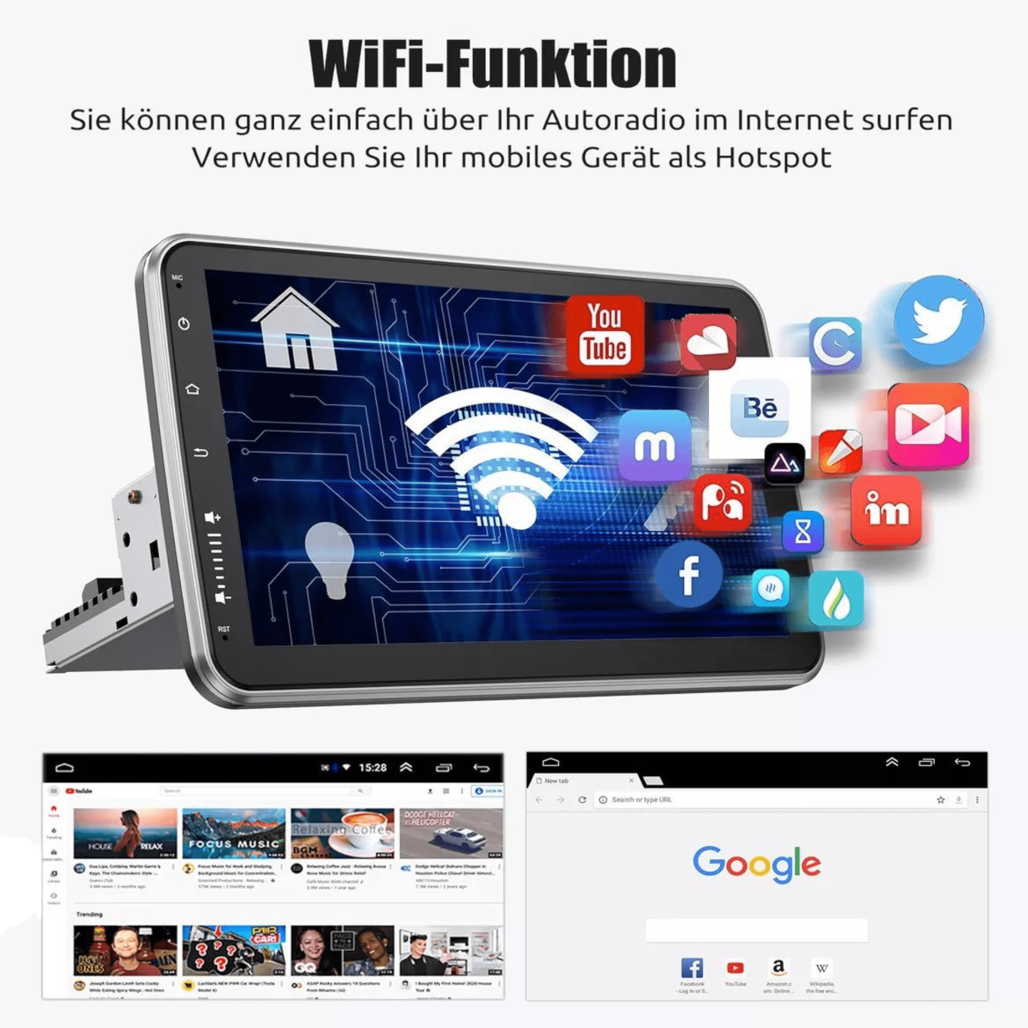 Multimedijski GPS uređaj s 360° rotirajućim Touch ekranom - model "1312A
