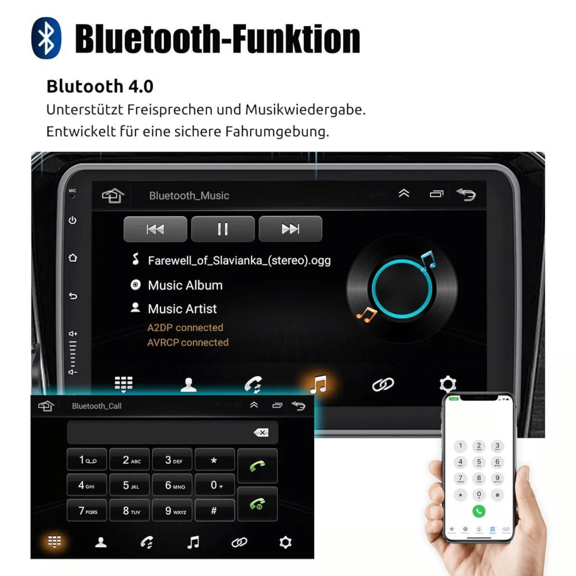 Multimedijski GPS uređaj s 360° rotirajućim Touch ekranom - model "1312A