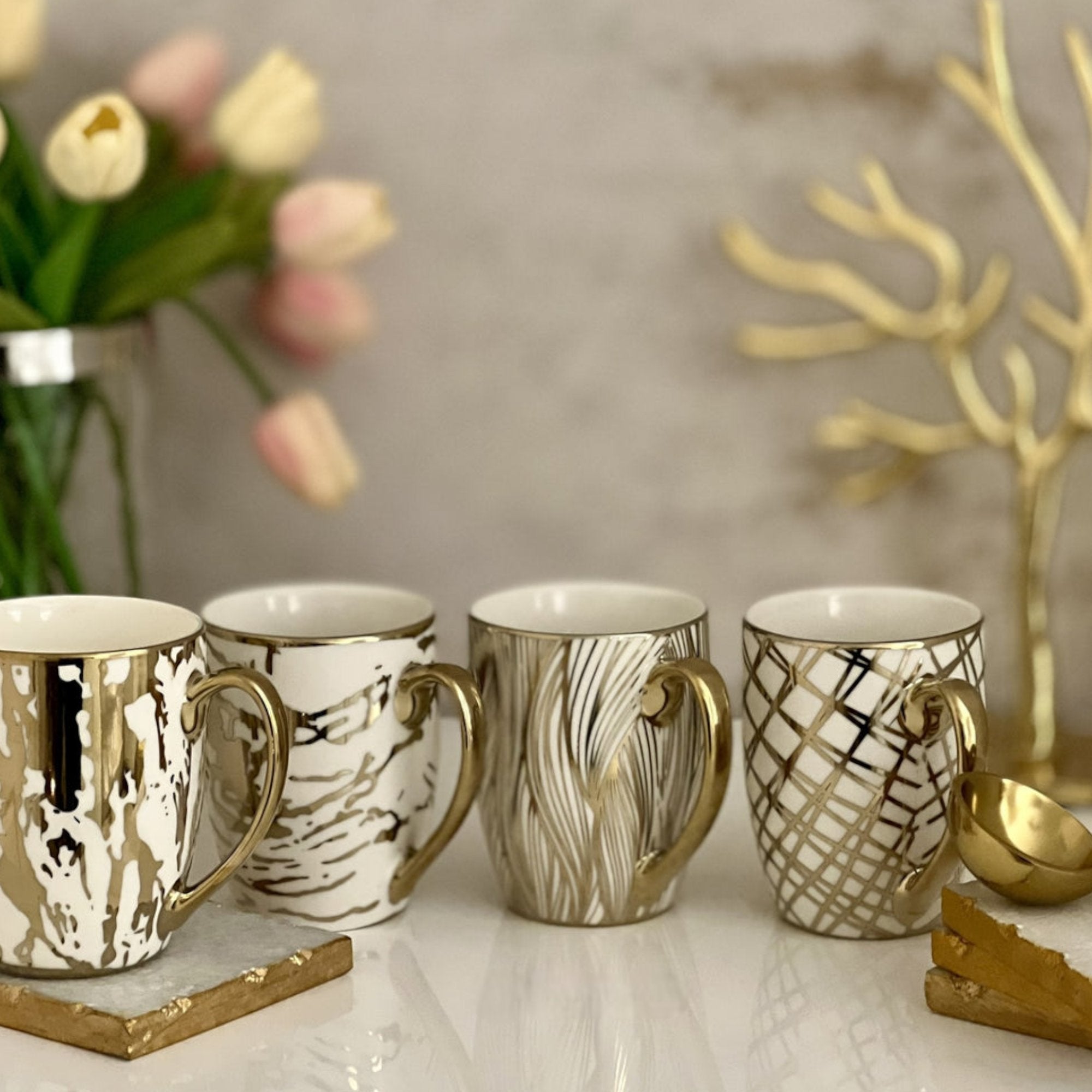 Elegantan 12-dijelni Set Šolja za Svaku Priliku
