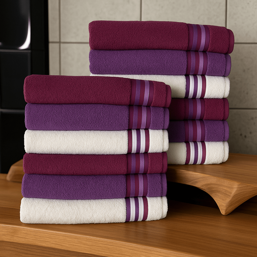Set od 12 visokokvalitetnih turskih peškira (50x90 cm) za udoban svakodnevni luksuz