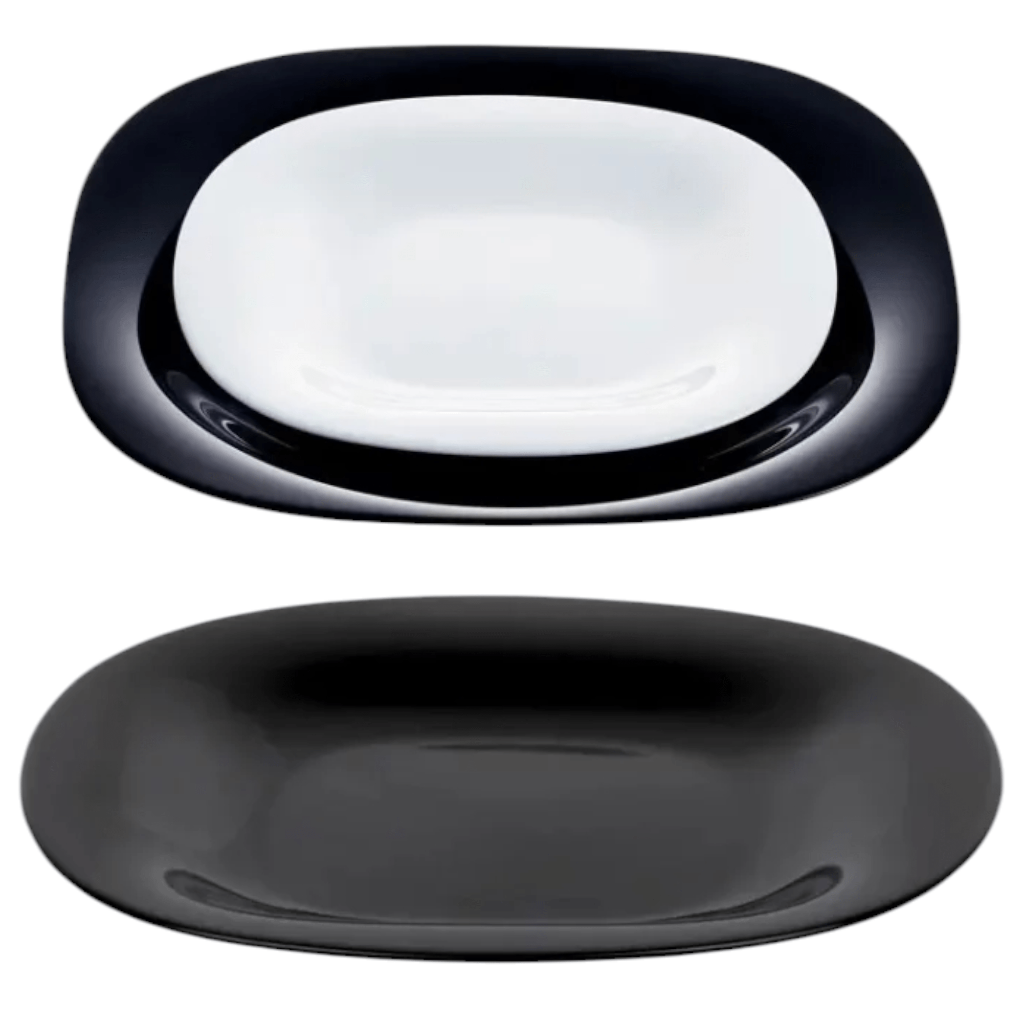 Elegantni 18-dijelni set crno-bijelih tanjira Arcopal za sofisticirane obroke