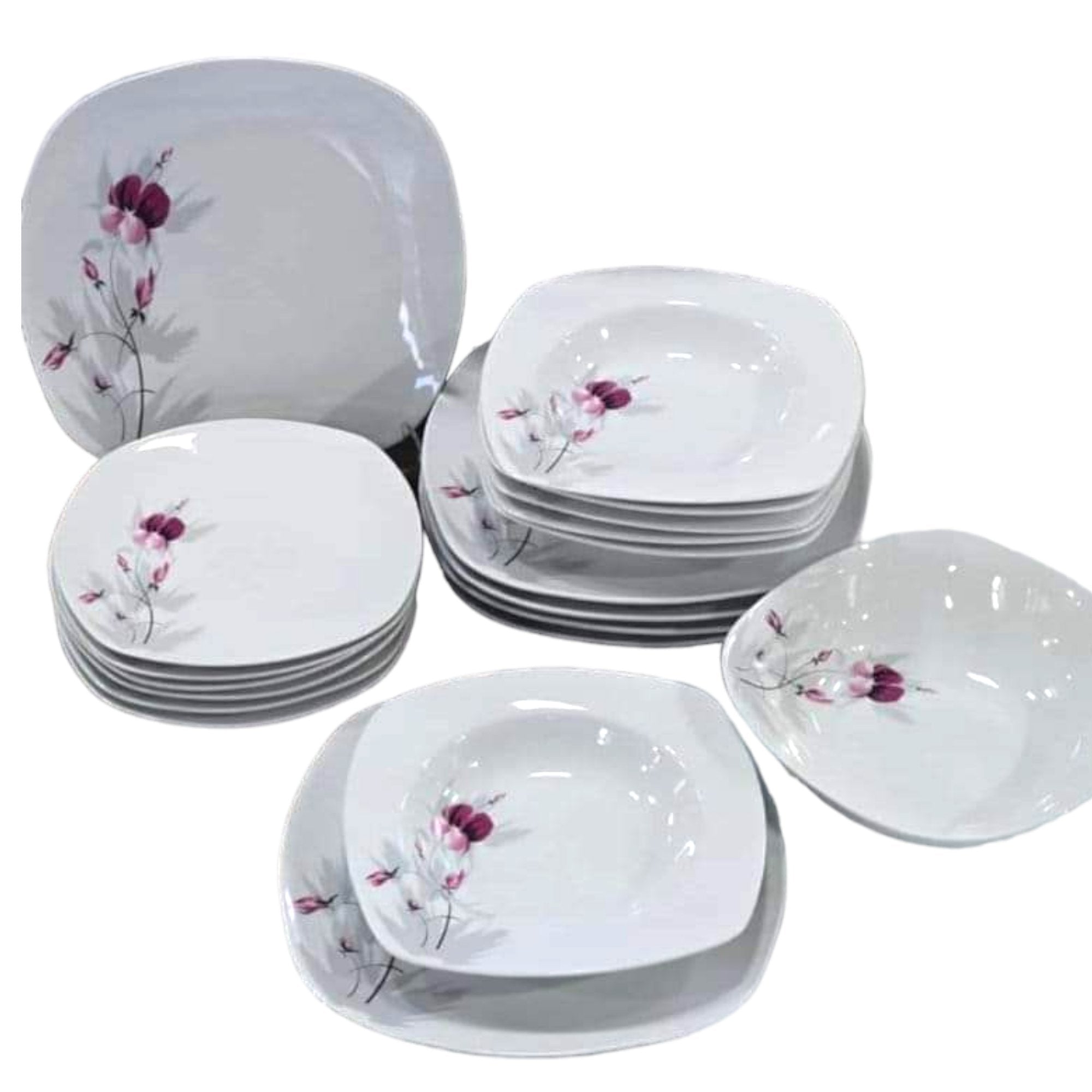 Očaravajući 19-dijelni Porculanski Set "Flower