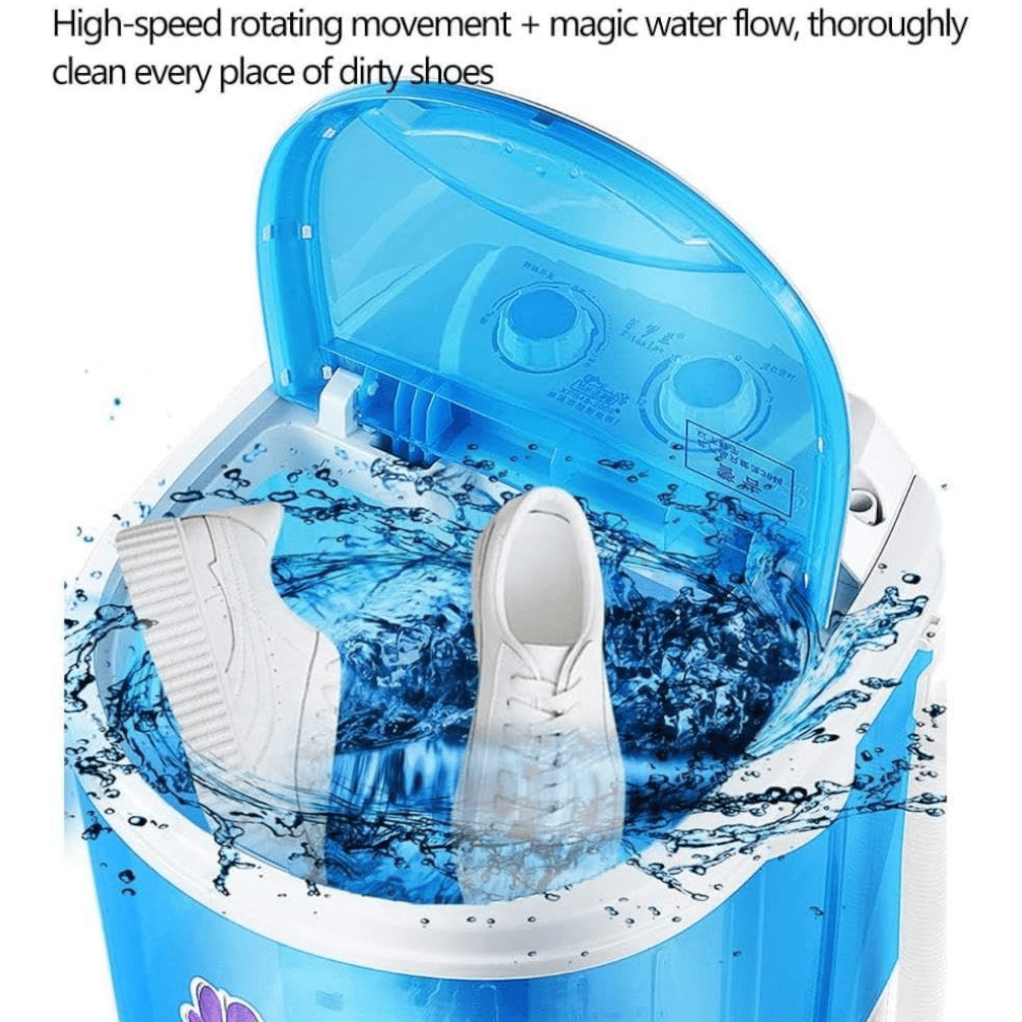 Compacte 2-in-1 Mini Wassererkärungsmaschine für einfache Wäschepflege - DENX