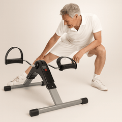 Svestran i Kompaktan 2u1 Sklopivi Fitness Trenažer s Pedalama za Efikasno Vežbanje