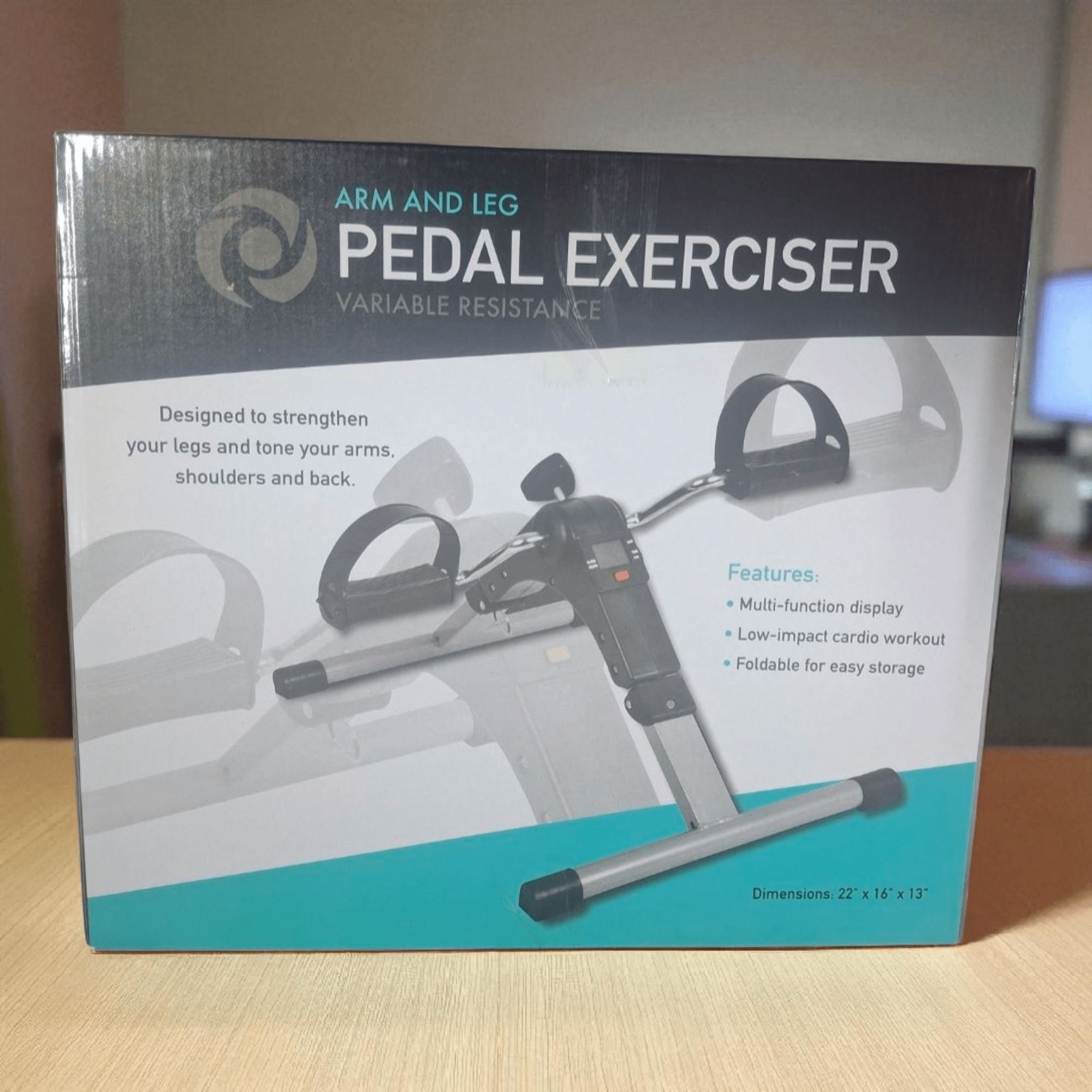 Svestran i Kompaktan 2u1 Sklopivi Fitness Trenažer s Pedalama za Efikasno Vežbanje