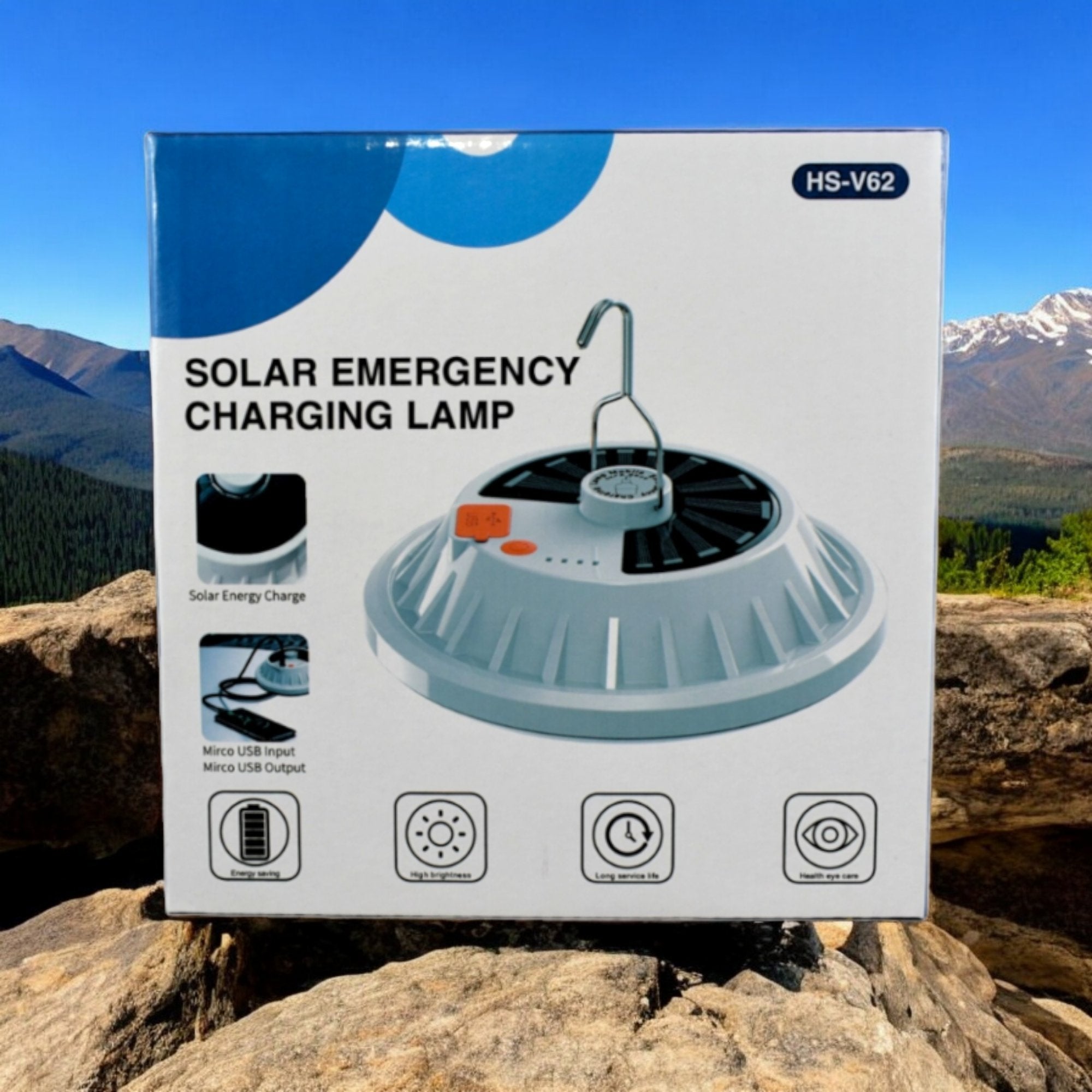 Inovativna 2u1 Solarna Lampa sa Power Bank funkcijom "HS-V62
