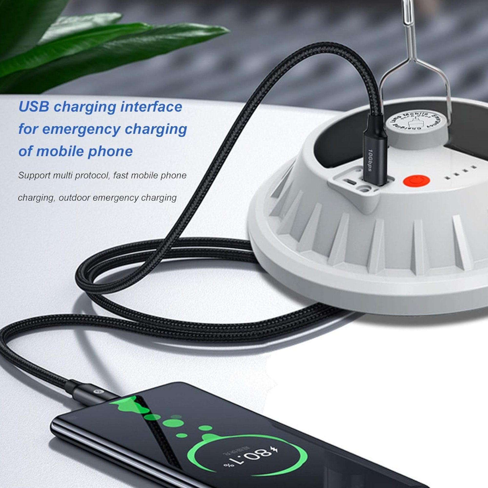 Inovativna 2u1 Solarna Lampa sa Power Bank funkcijom "HS-V62