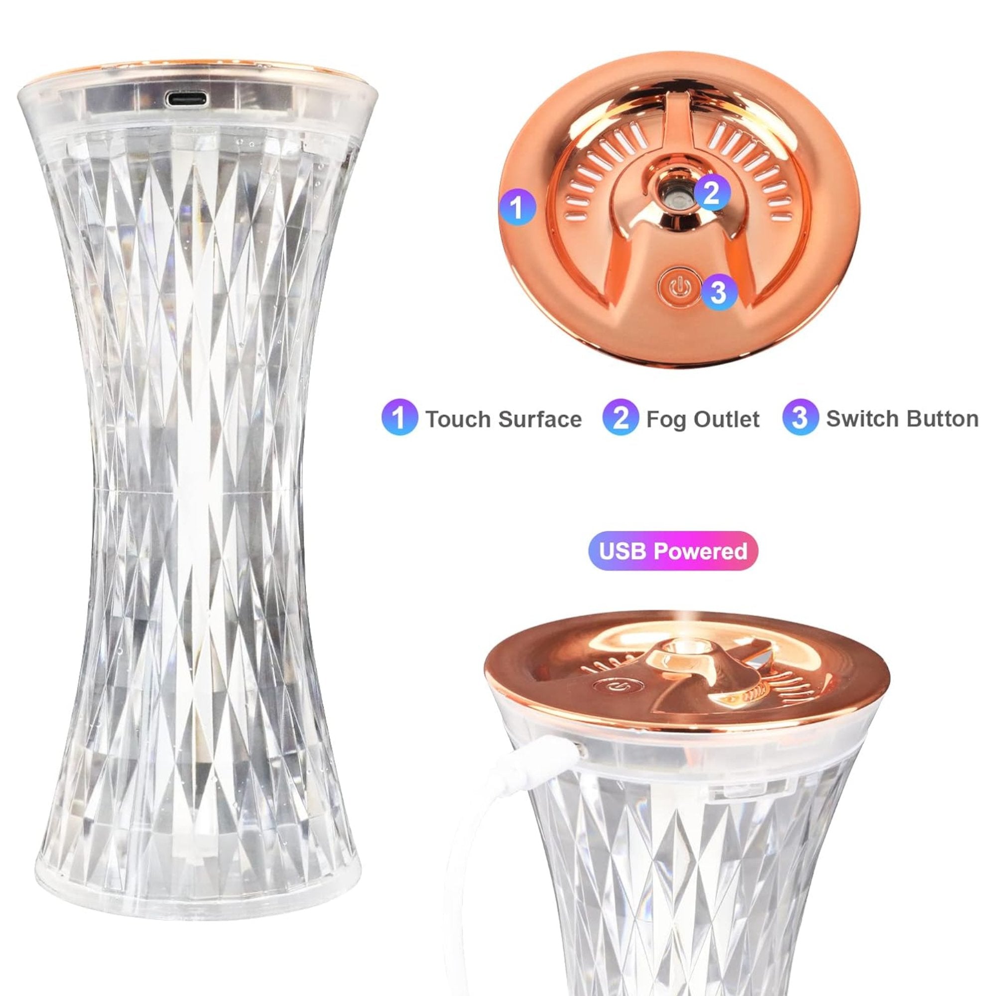 Stolna Lampa sa Aroma Difuzorom 2u1 za Stvaranje Savršene Atmosfere