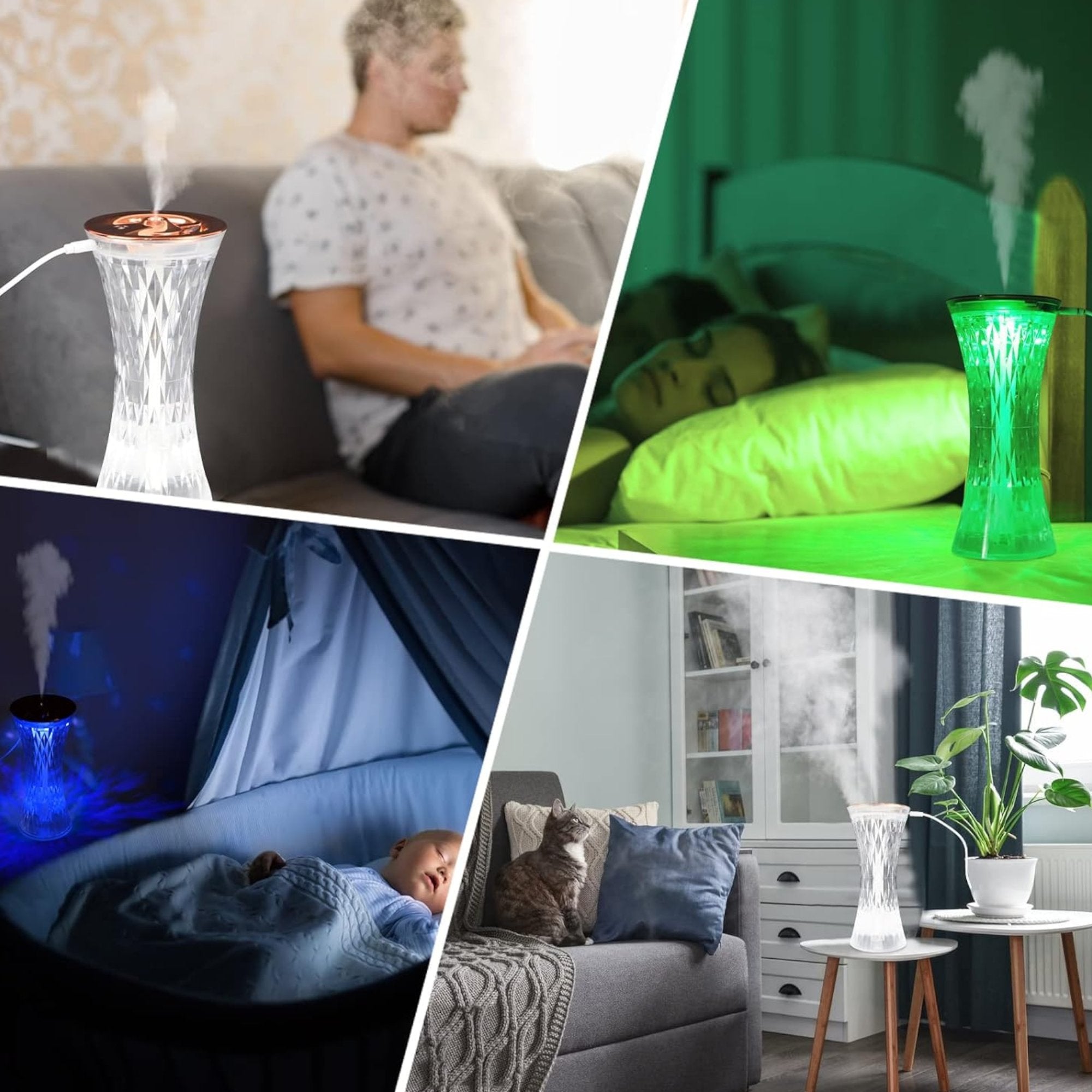 Stolna Lampa sa Aroma Difuzorom 2u1 za Stvaranje Savršene Atmosfere