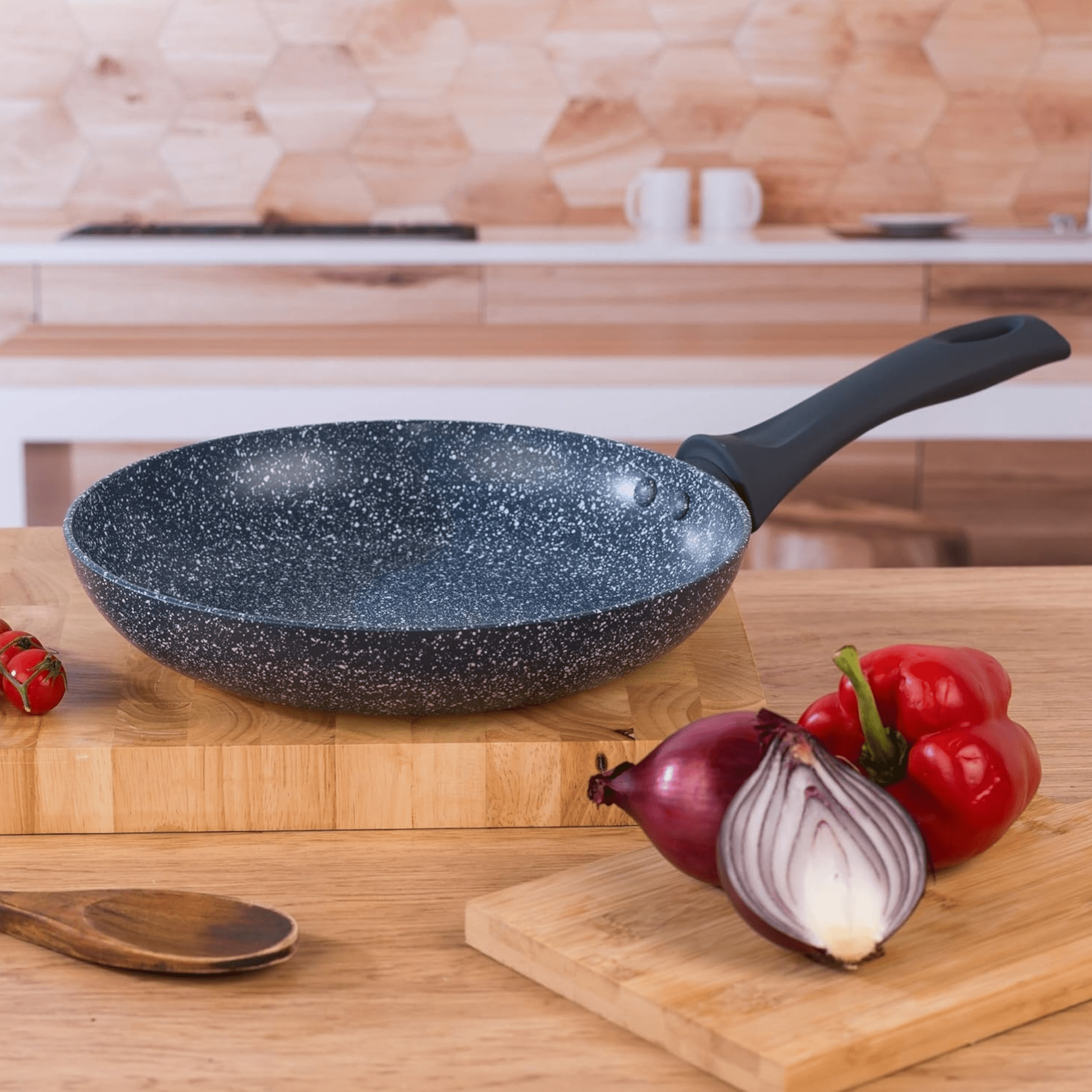 Elegantan 3-dijelni set granitnih tava za savršeno kuhanje