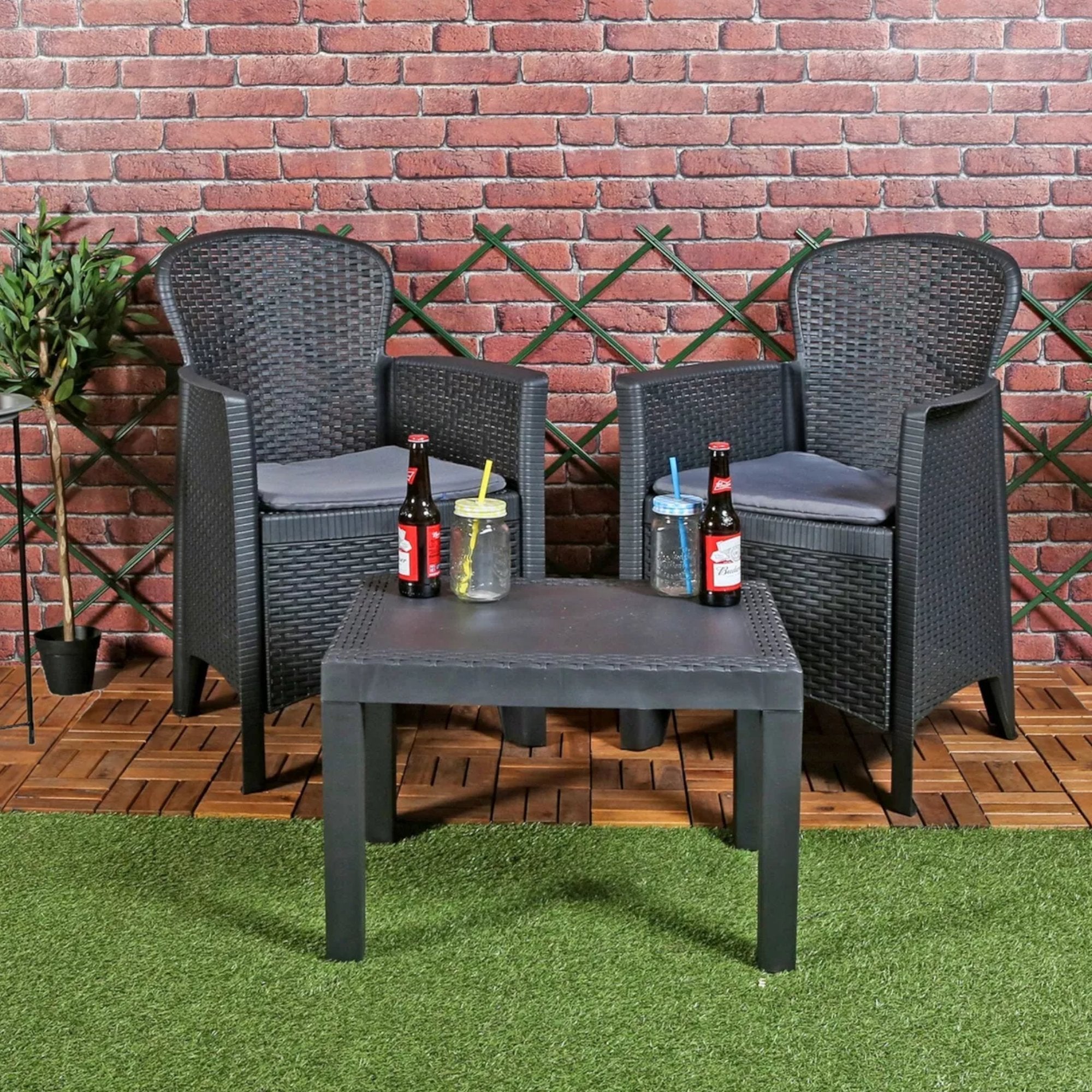 Elegantni 3-dijelni vrtni set "Akita" za savršen proljetni odmor