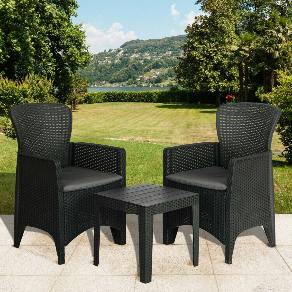 Elegantni 3-dijelni vrtni set "Akita" za savršen proljetni odmor