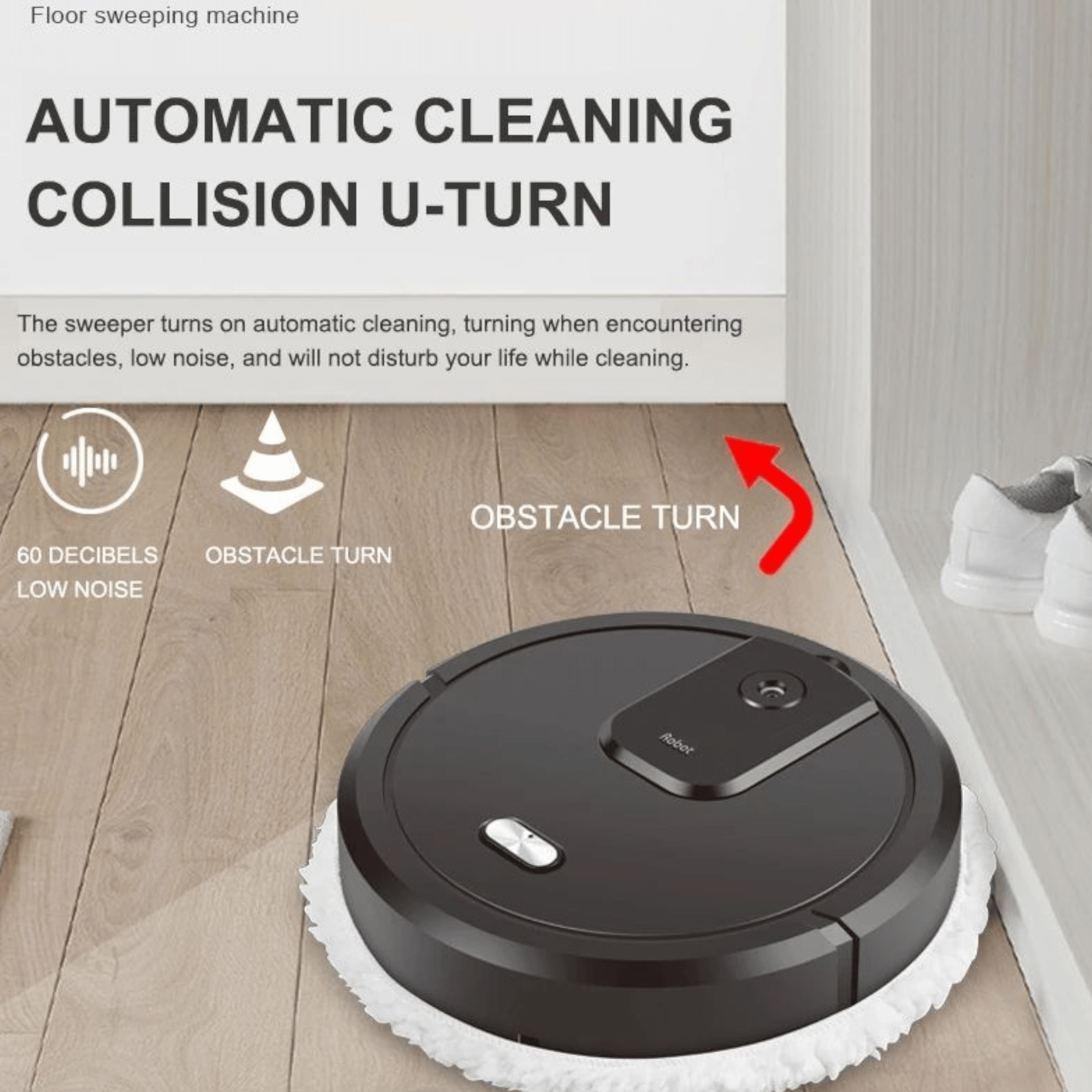 3-in-1 Q-SD724 Robot Mop for Effortless Cleaning
