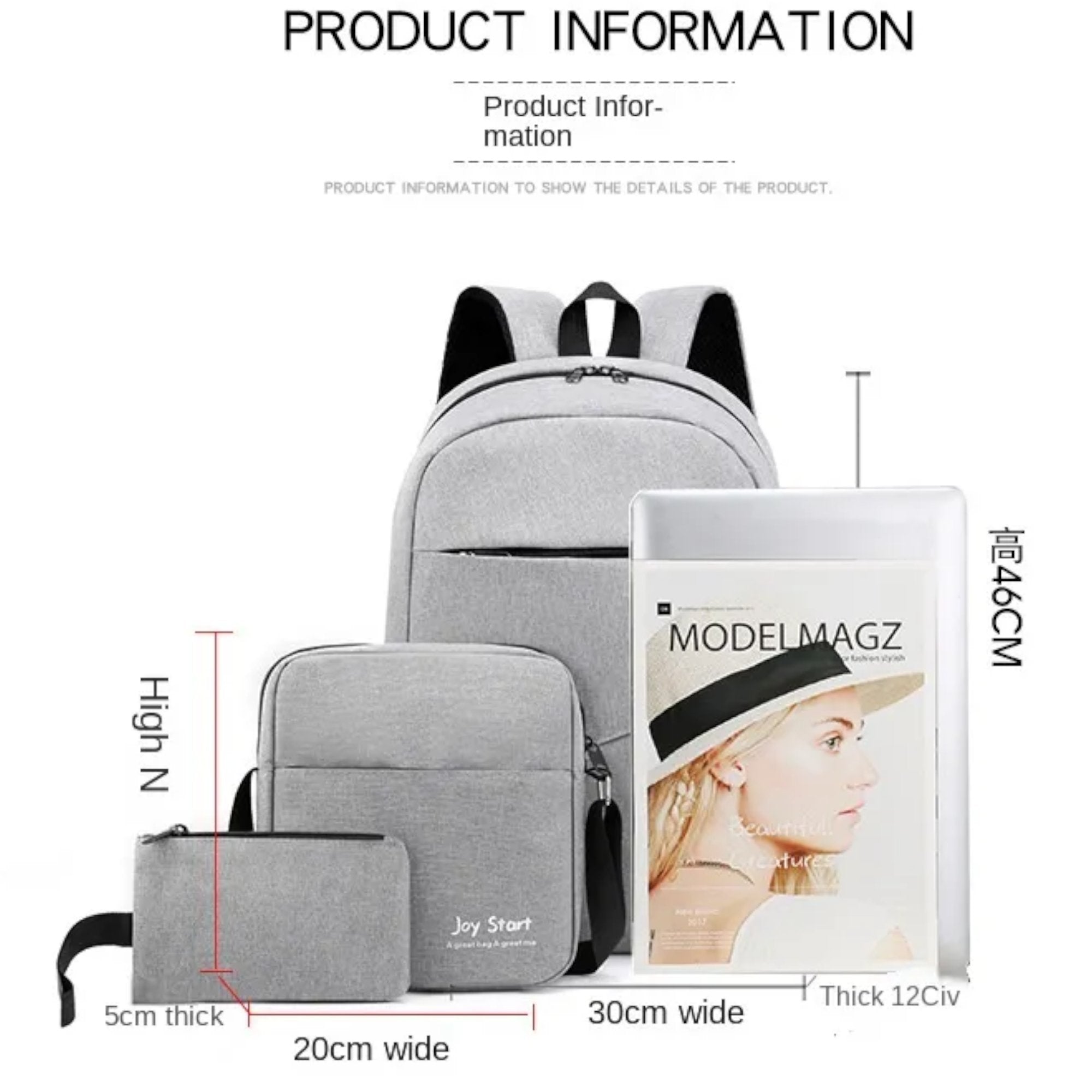 Sve-u-jednom Torba s USB Punjenjem - 3u1 Set