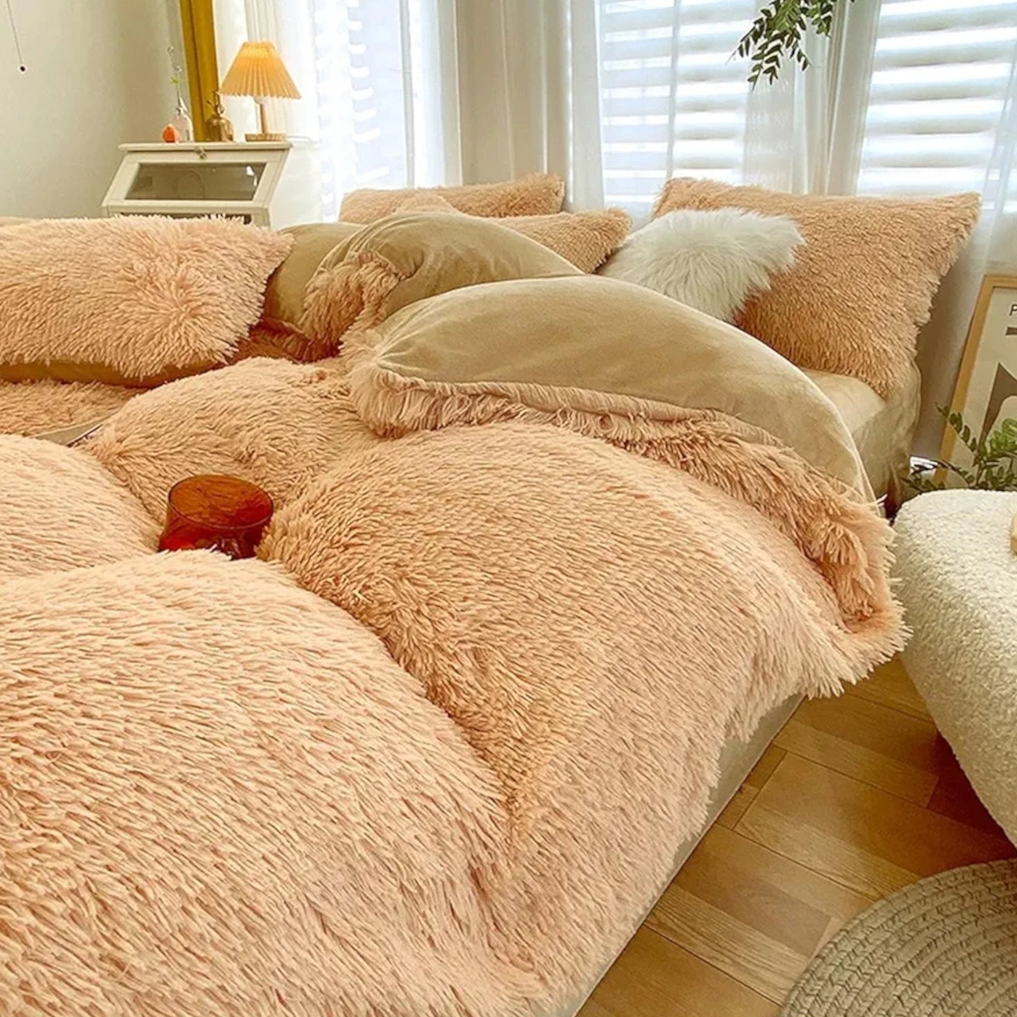 Očaravajući 4-dijelni Fluffy set posteljine