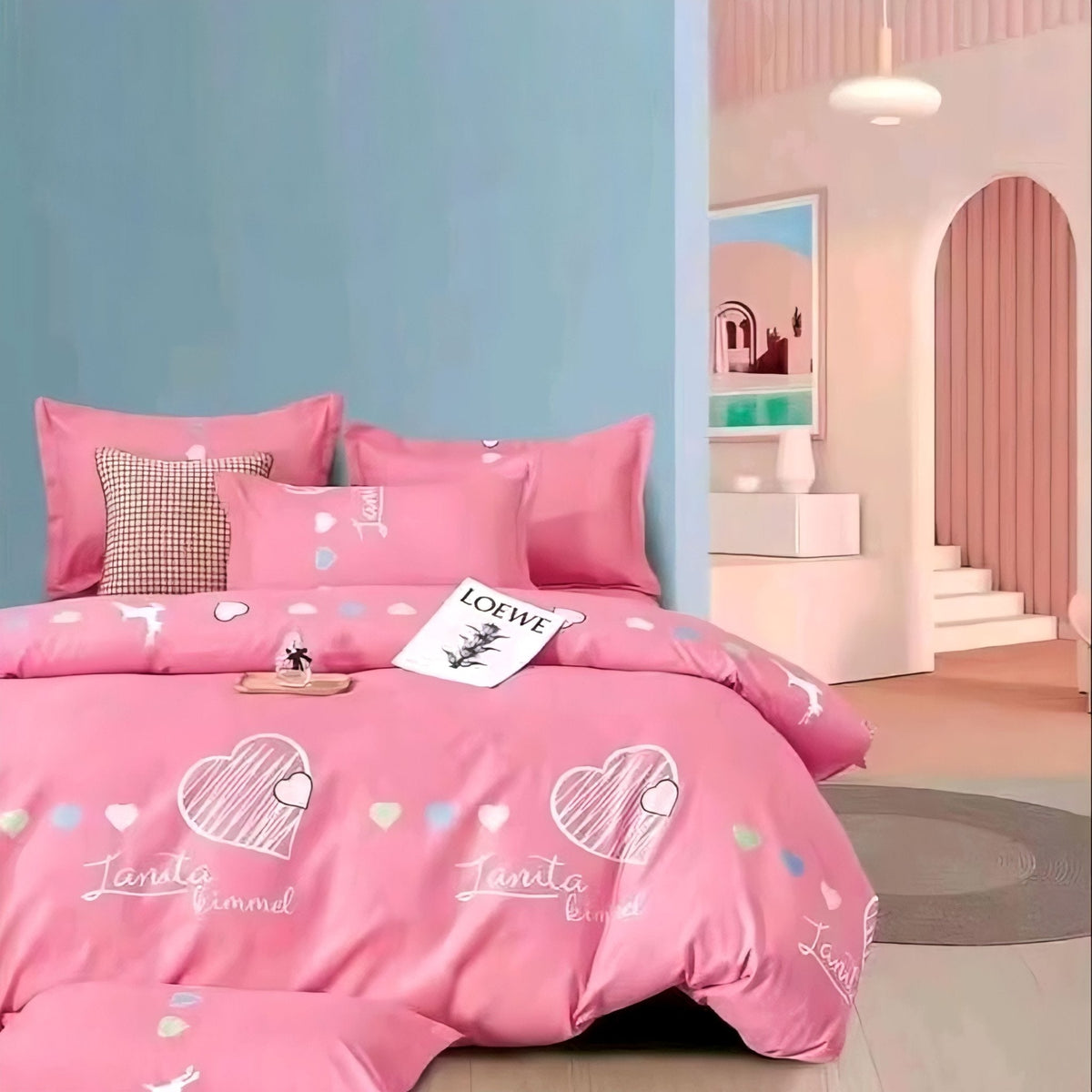 Elegantni 4-dijelni Set Posteljine "ART JF5" za Savršen San