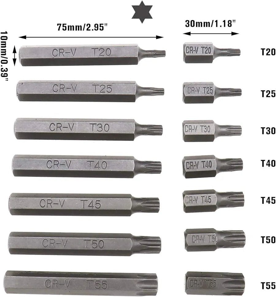 Komplet Torx i Imbus ključeva od 40 dijelova - Savršeni za svaki projekt!