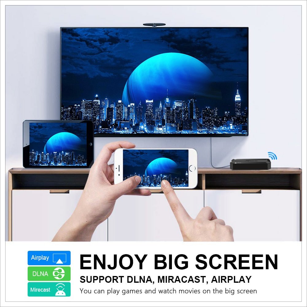 Ultra HD Android Smart TV Streaming Box