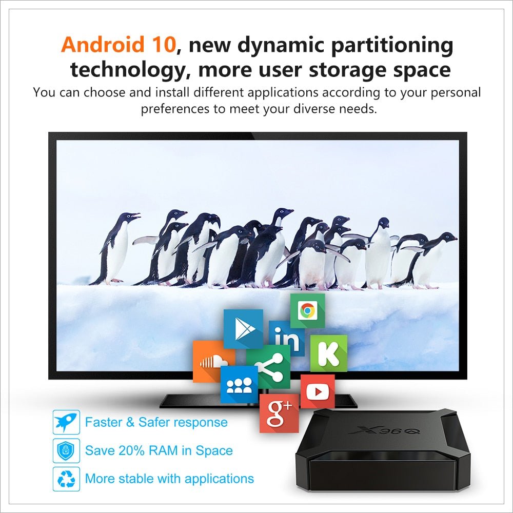 Ultra HD Android Smart TV Streaming Box