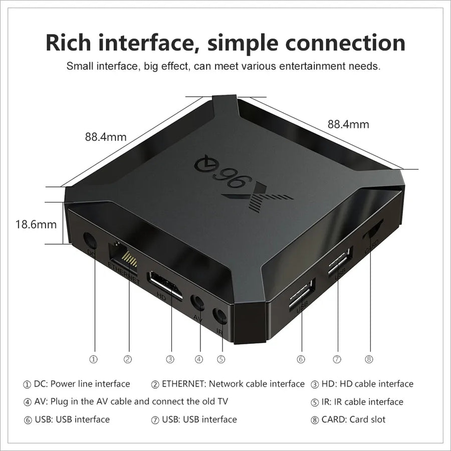 Ultra HD Android Smart TV Streaming Box