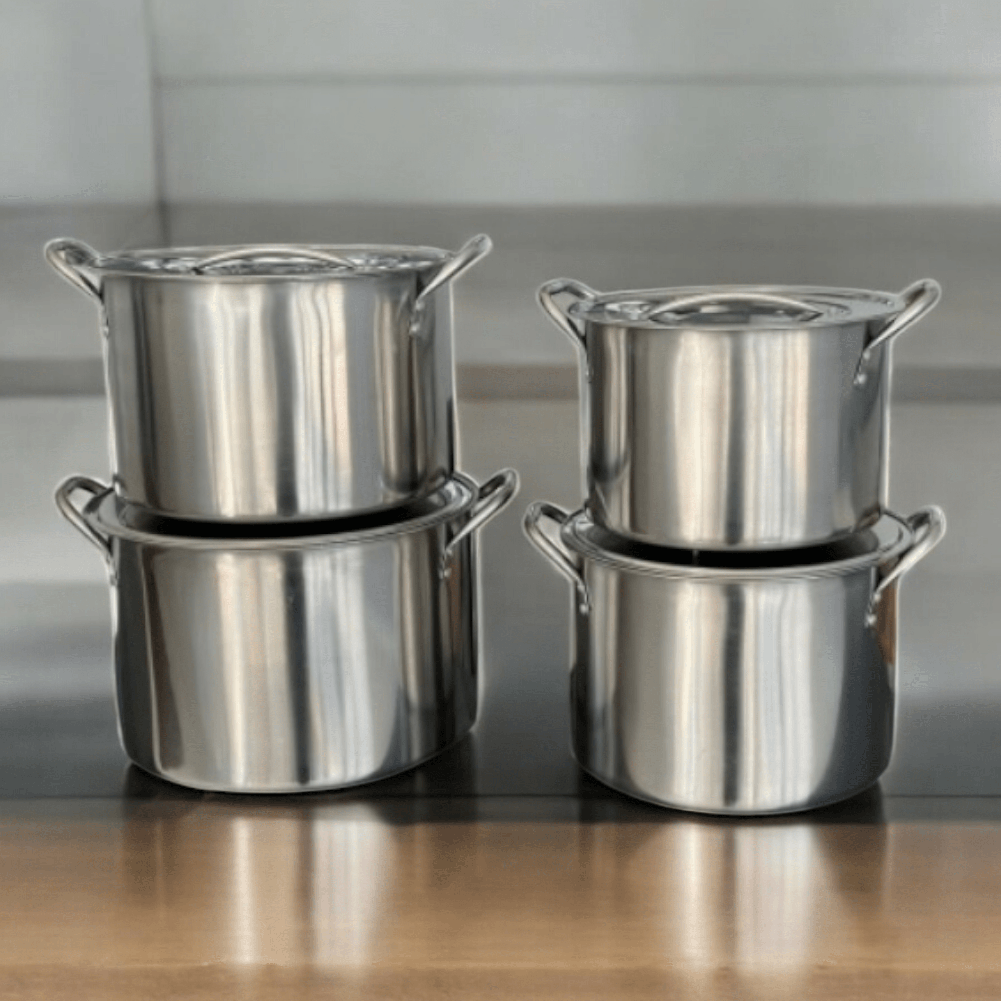 Versatile 4-in-1 Lonaca Stock Pot Set