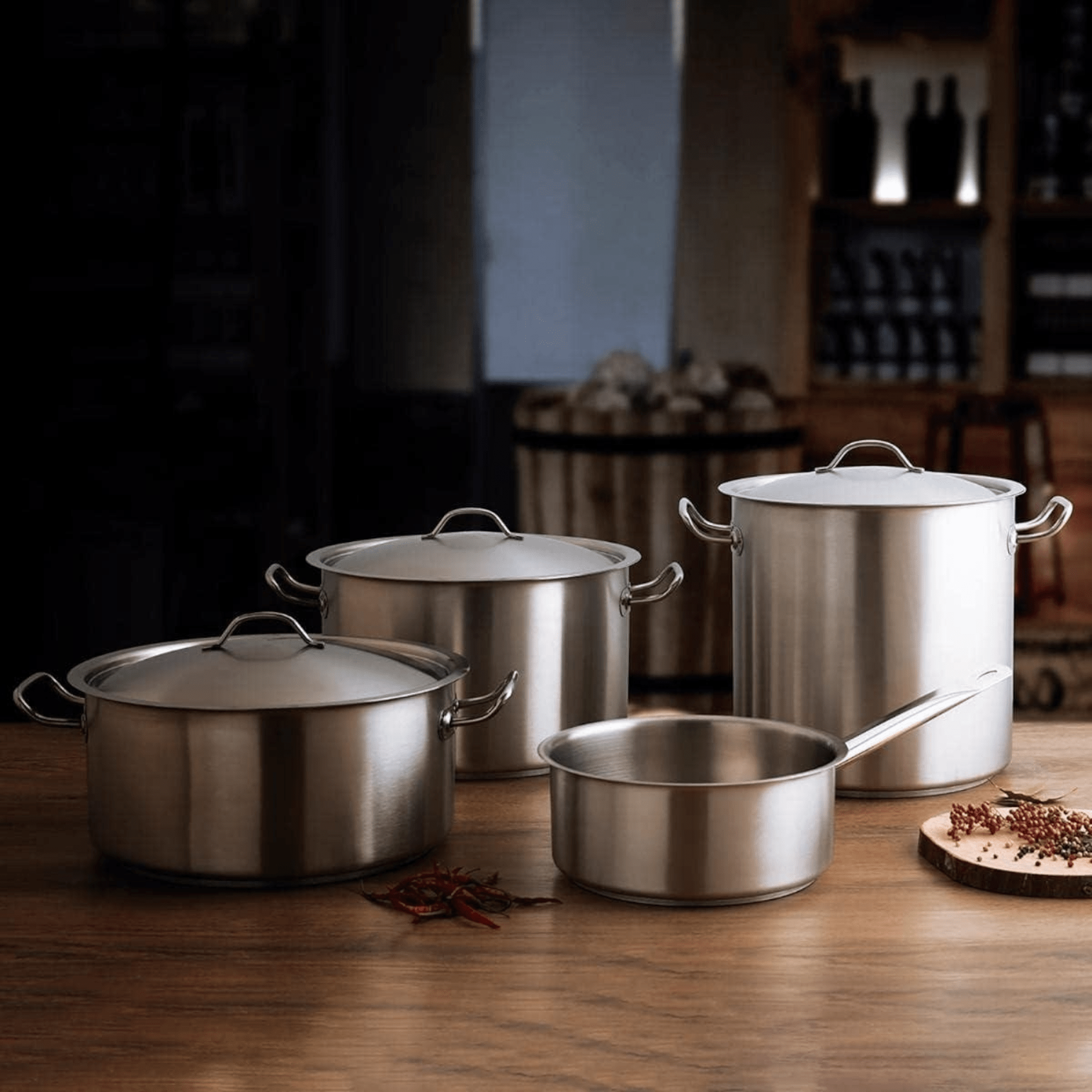 Versatile 4-in-1 Lonaca Stock Pot Set